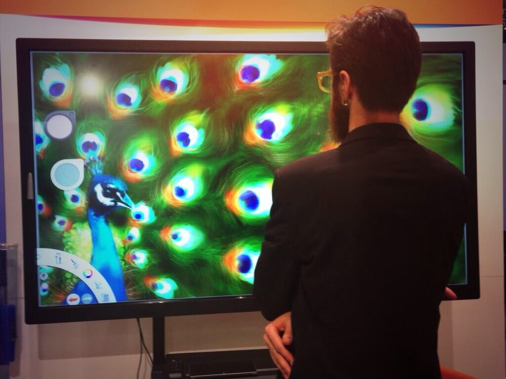 promethean activpanel art with Microsoft freshpaint app